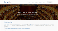 Desktop Screenshot of operausa.org