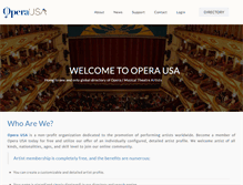 Tablet Screenshot of operausa.org